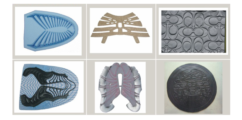 油壓式高周波機樣板展示圖